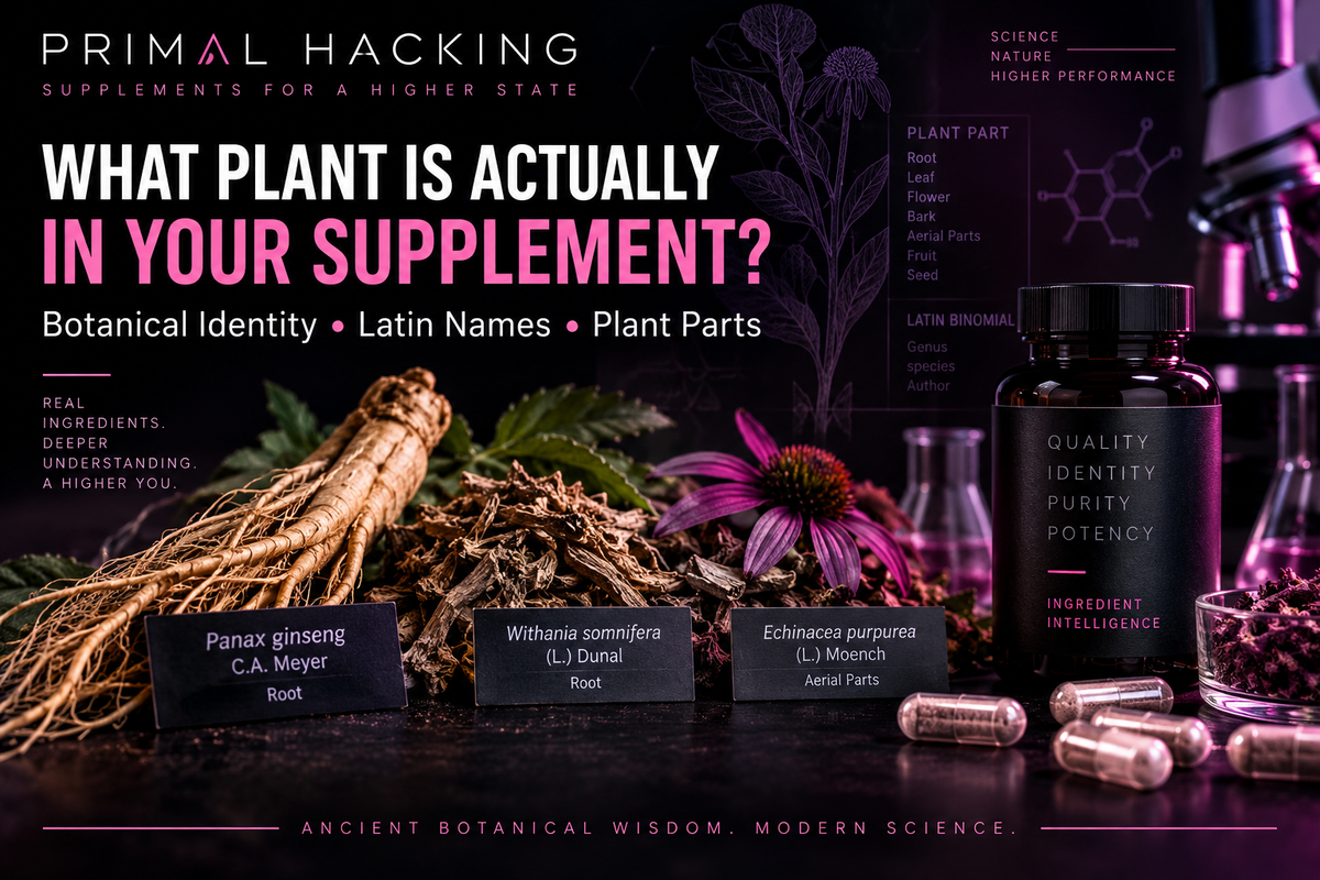 What Plant Is Actually in Your Supplement? Why Botanical Names Matter